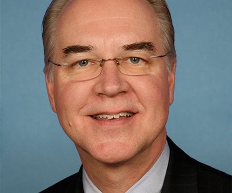 Trump names anti-equality Rep. Tom Price to head HHS