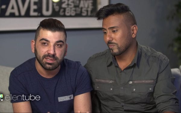 Ellen interviews gay Iraqi immigrant couple