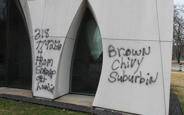 Interfaith Peace Chapel defaced with graffiti