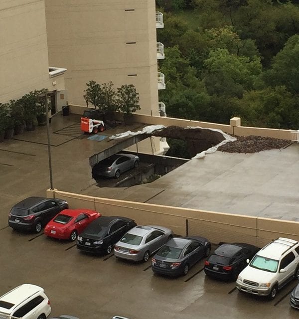How common are parking garage collapses?