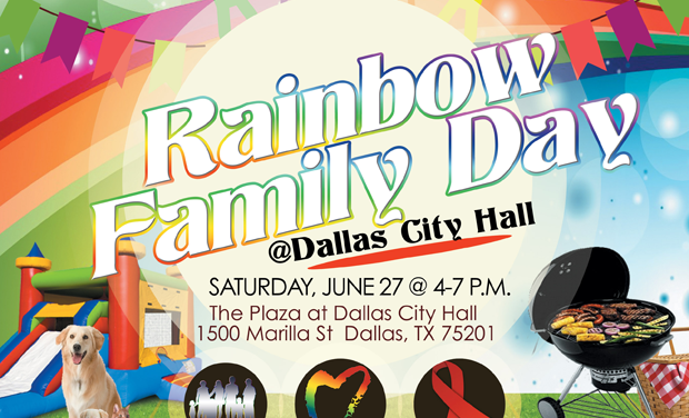 June 27 is Rainbow Family Day at Dallas City Hall