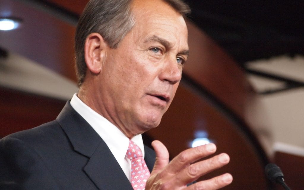 John Boehner criticized for giving space to anti-gay group