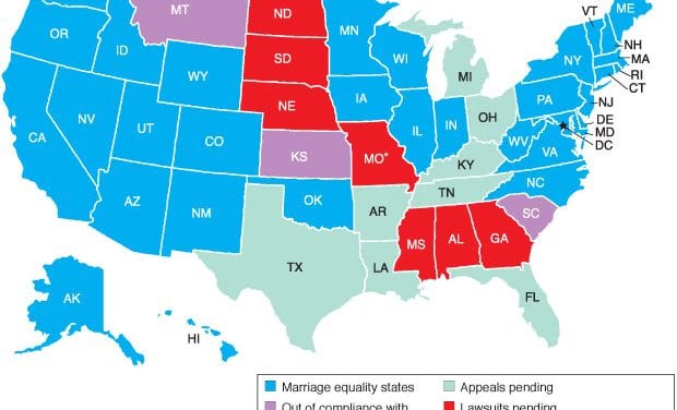 South Carolina judge rules marriage ban unconstitutional