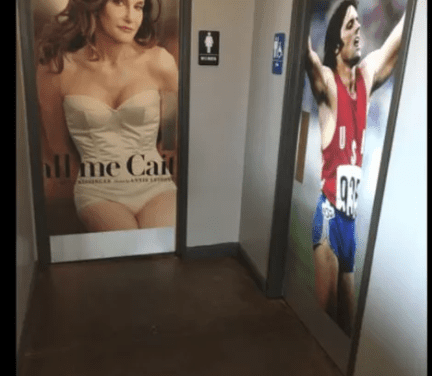 Allen restaurant under fire for using Bruce Jenner/Caitlyn Jenner photos on restroom doors