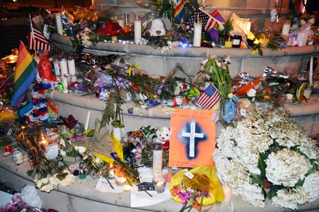 UPDATE: Items from the memorial to Orlando at the Legacy of Love monument have been located