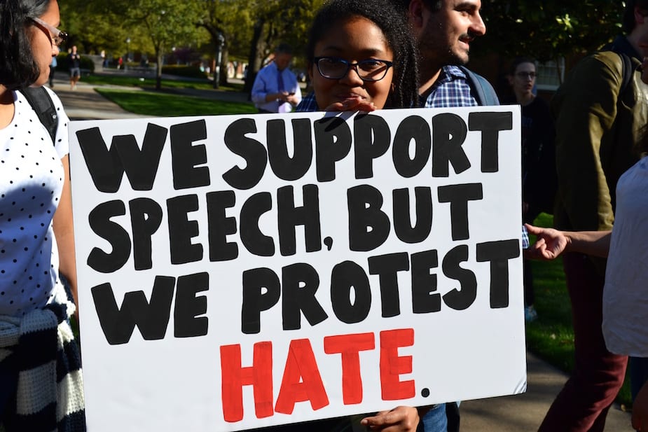 PHOTOS: Hate speech at SMU protested