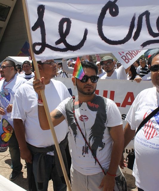 PHOTOS: LGBT group joins March for Citizenship in Dallas