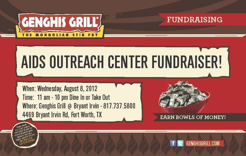 Visit Genghis Grill today to help AOC