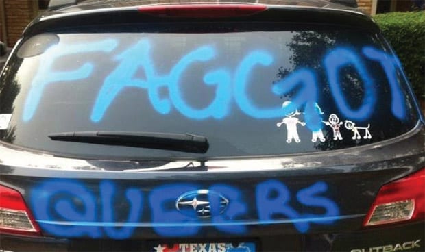 Teens won’t face hate crime prosecution for anti-gay graffiti in Arlington
