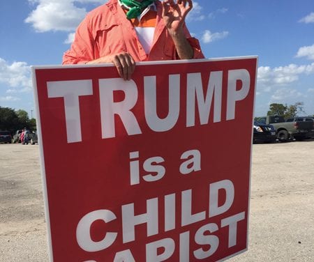 Travis County Republican Party chair protests Trump