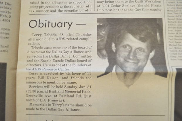 Texas Obituary Project paints picture of gay Texas