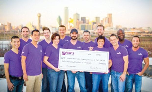 Purple Foundation Donation • 01-31-14