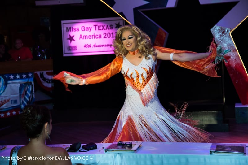 Scenes from Miss Gay Texas America at the Round-Up Saloon last night