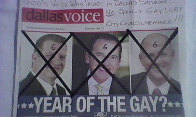 Hateful anti-gay flier prompts Dallas City Council to review speaker rules