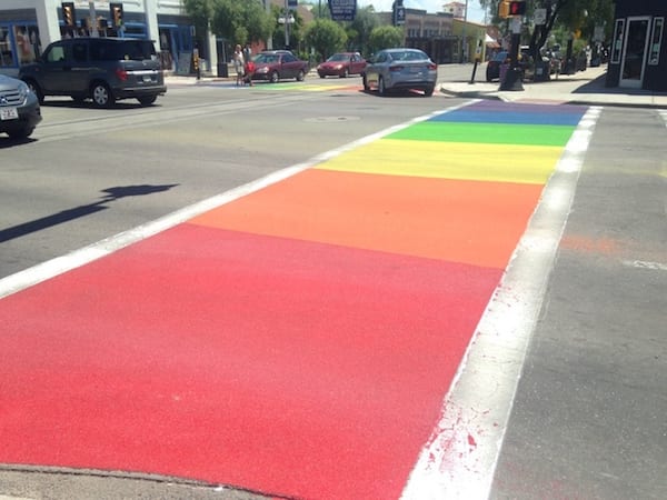 Tucson installs rainbow crosswalks