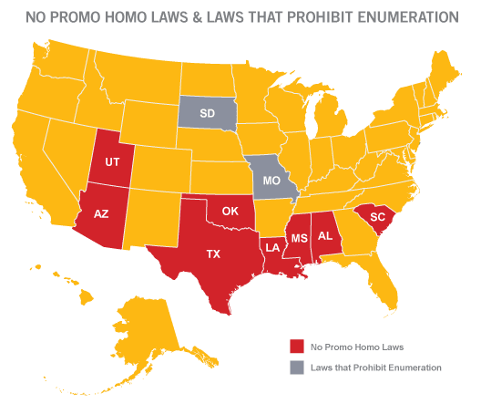 Eight U.S. states have policies similar to Russia’s ban on gay ‘propaganda’