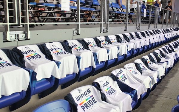 Dallas Wings celebrates Pride