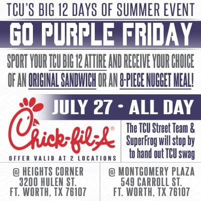 TCU day with Chick-fil-A sparks upset