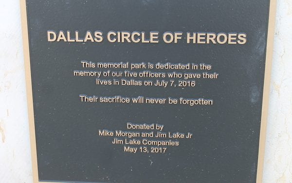 Memorial dedicated 1 year after police ambush