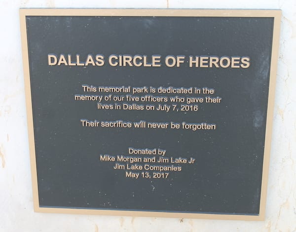 Memorial dedicated 1 year after police ambush