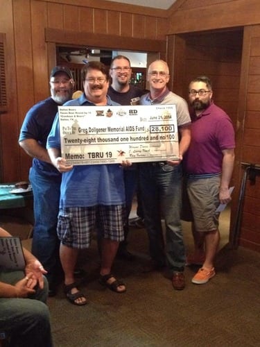 Dallas Bears presents GDMAF with its largest donation ever