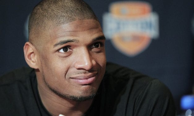 WATCH: Michael Sam accepts the Arthur Ashe Award at the ESPYs