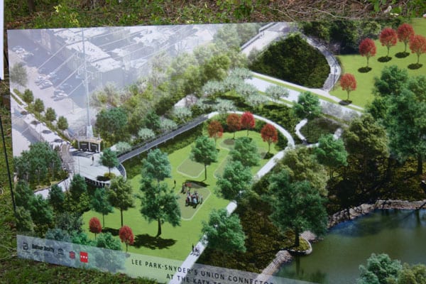 Ground broken on Lee Park entrance to Katy Trail