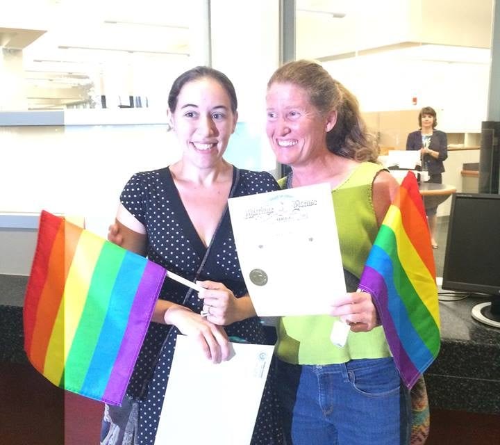 More counties comply and begin issuing marriage licenses