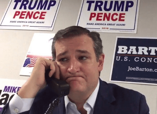 If you never felt sorry for Sen. Ted Cruz before …