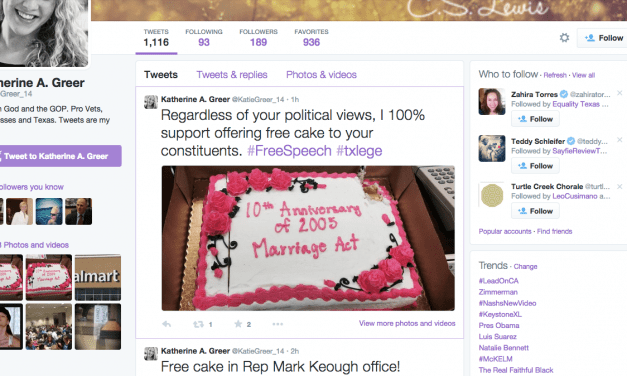 Let them eat cake: rep offers free cake in honor of same-sex marriage ban