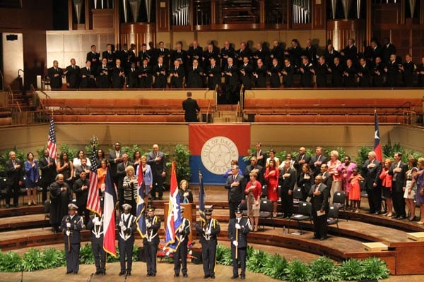 Turtle Creek Chorale performs at Dallas City Council swearing-in ceremony
