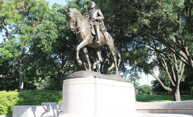 Robert E Lee statue has a new home near Terlingua