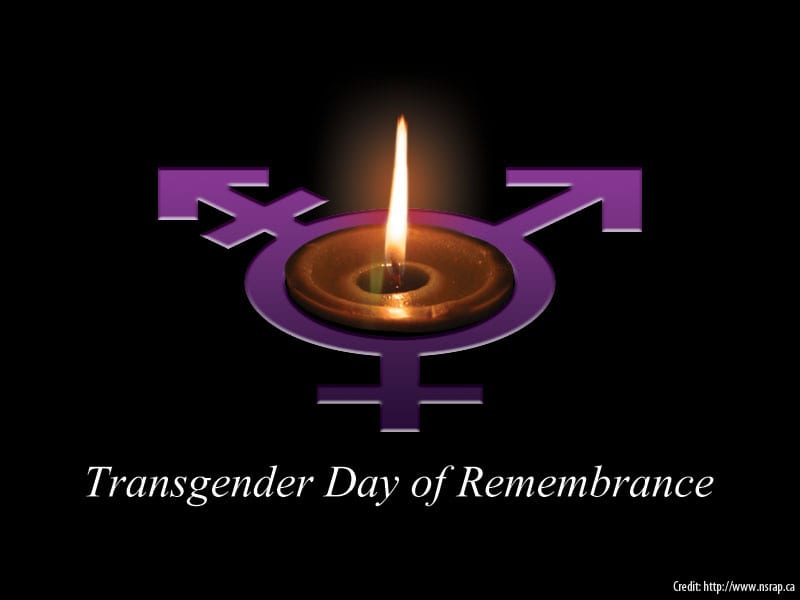 TX Transgender Day of Remembrance events take place next week