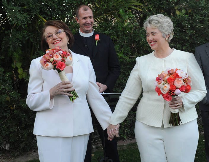 Houston Mayor Annise Parker marries longtime partner