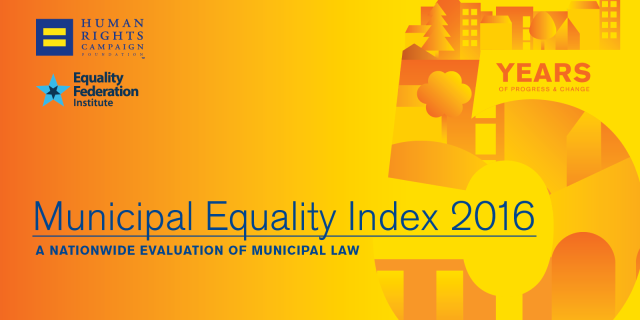 Dallas and Fort Worth receive 100 on Municipal Equality Index