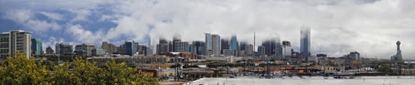 Dallas skyline: Respite from the rain