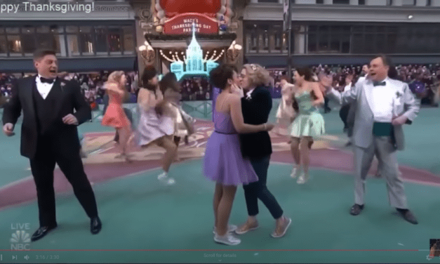 Macy’s Thanksgiving Day Parade features first lesbian kiss