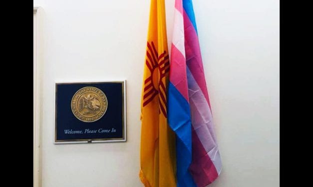 2nd trans Pride flag on display in the halls of Congress