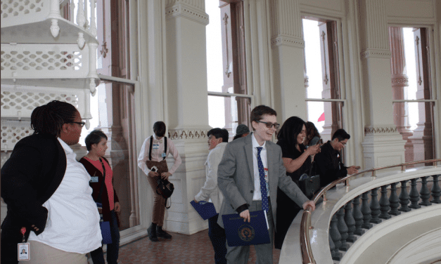 Honorary trans pages at the Texas Capitol