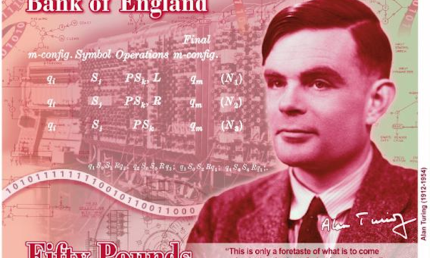 Alan Turing will be new face of British 50 pound note