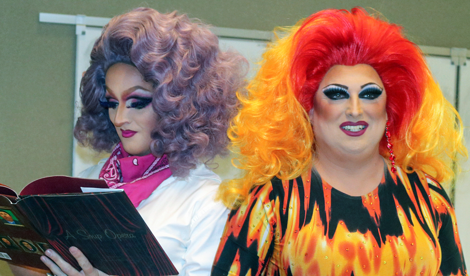 UPDATE: Packed house greets drag queen story tellers - Dallas Voice