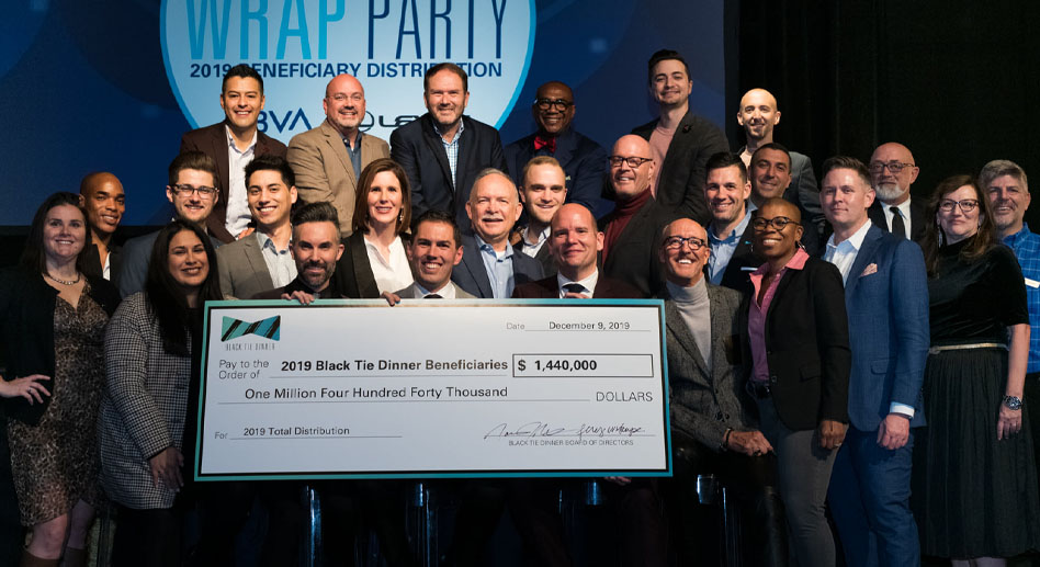 Black Tie announces record year, distributes beneficiary checks