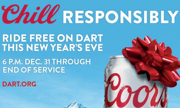 Coors Light Free Rides in effect on DART, TRE for New Year’s Eve