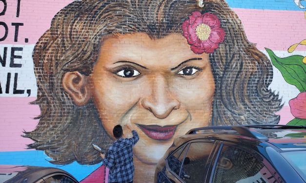 Transgender mural is repaired