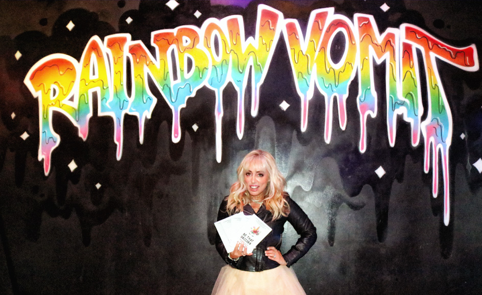 Thanks again, Rainbow Vomit: Jenny Block holding book signing party