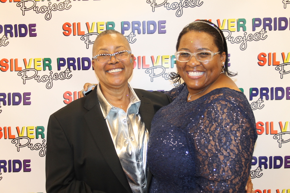 Portia Cantrell, left, and her wife T'Anya Carter