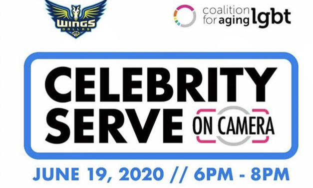 Dallas Wings join Coalition for Aging LGBT for Celebrity Serve