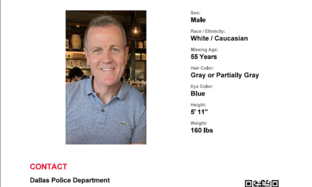 Dallas Police issue missing poster for Alan White