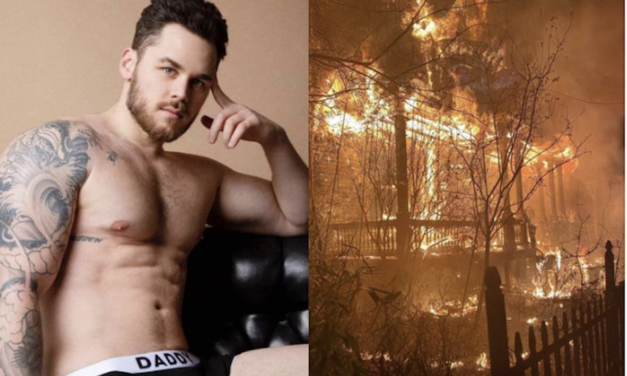 Gay porn star’s house set on fire