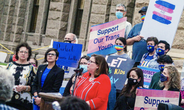 Women leaders rally at Capitol against anti-trans bills